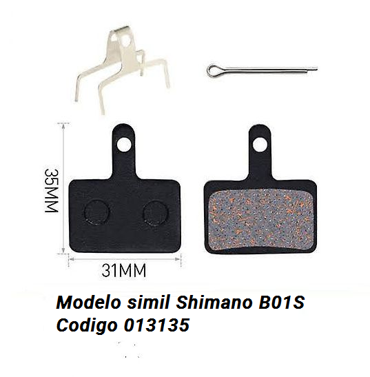 Pastillas freno compatibles Shimano B01S