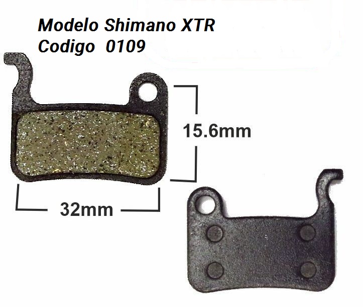 Pastillas freno compatibles Shimano XTR